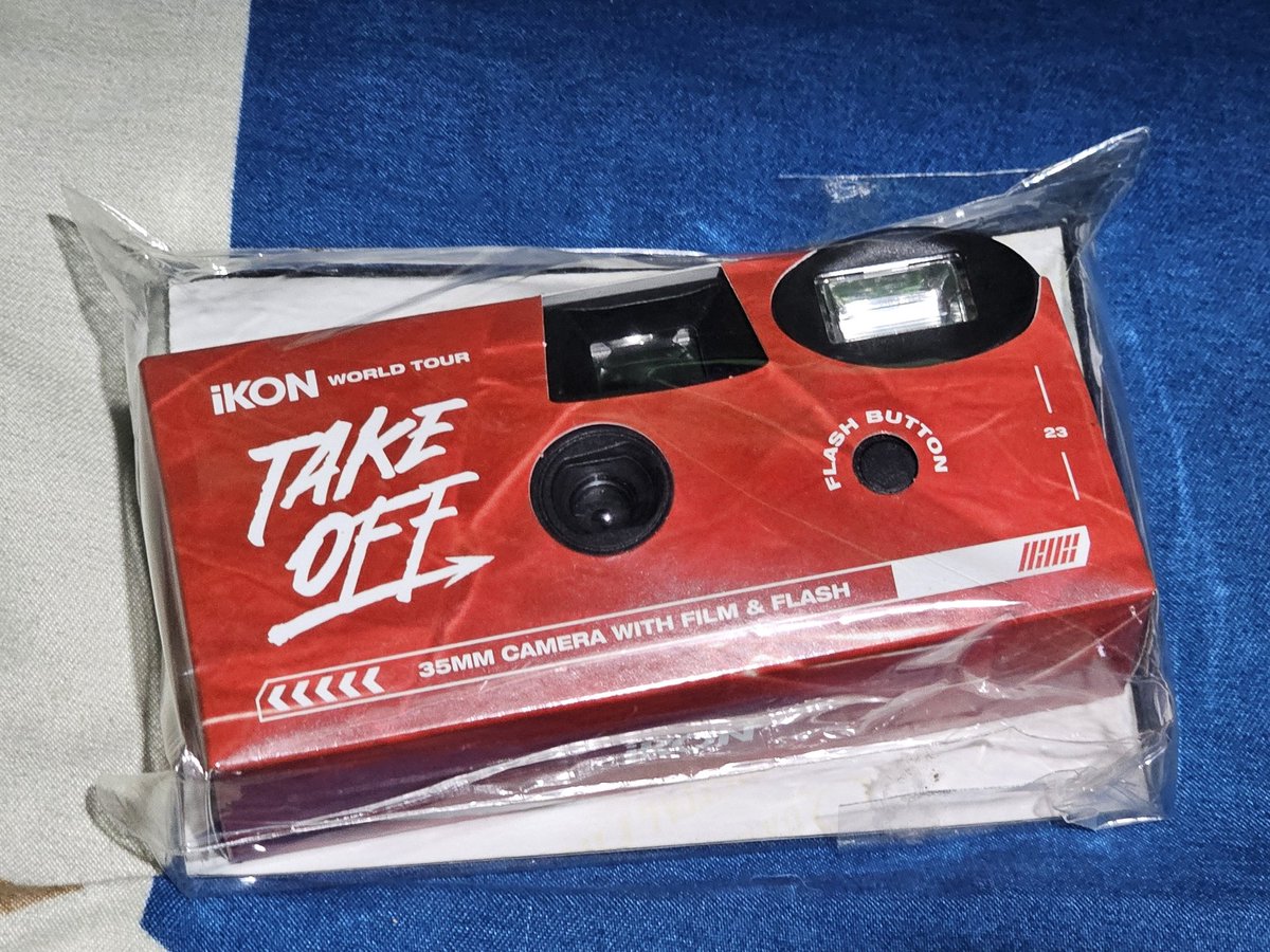 IKN_9512's tweet image. LFB iKON Take Off Disposable Camera (sealed) and iKON Japan Tour 2022 
2 DVDs &amp;amp; 2 CDs (unsealed)

Take Off Camera
OG price: ₱1400
My price: ₱1100

iKON JPN Tour 2022
OG price: ₱5100
My price: ₱4000

mop: gcash
mod: lalamove or arranged ship out
SF is shouldered by the buyer.