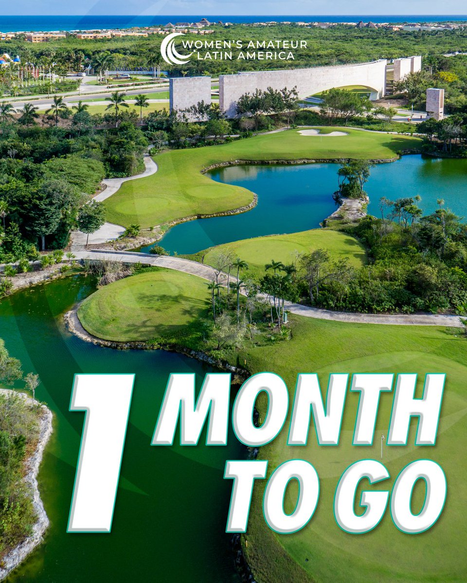 walagolf
🔜 🇲🇽
¡Comenzó la cuenta regresiva! ⏳
¡Solo queda 1 mes para la quinta edición del Women's Amateur Latin America! 🏆

The countdown has begun! ⏳
Only 1 month to go until the 2025 Women's Amateur Latin America championship! 🏆

#WALAgolf #wala2025