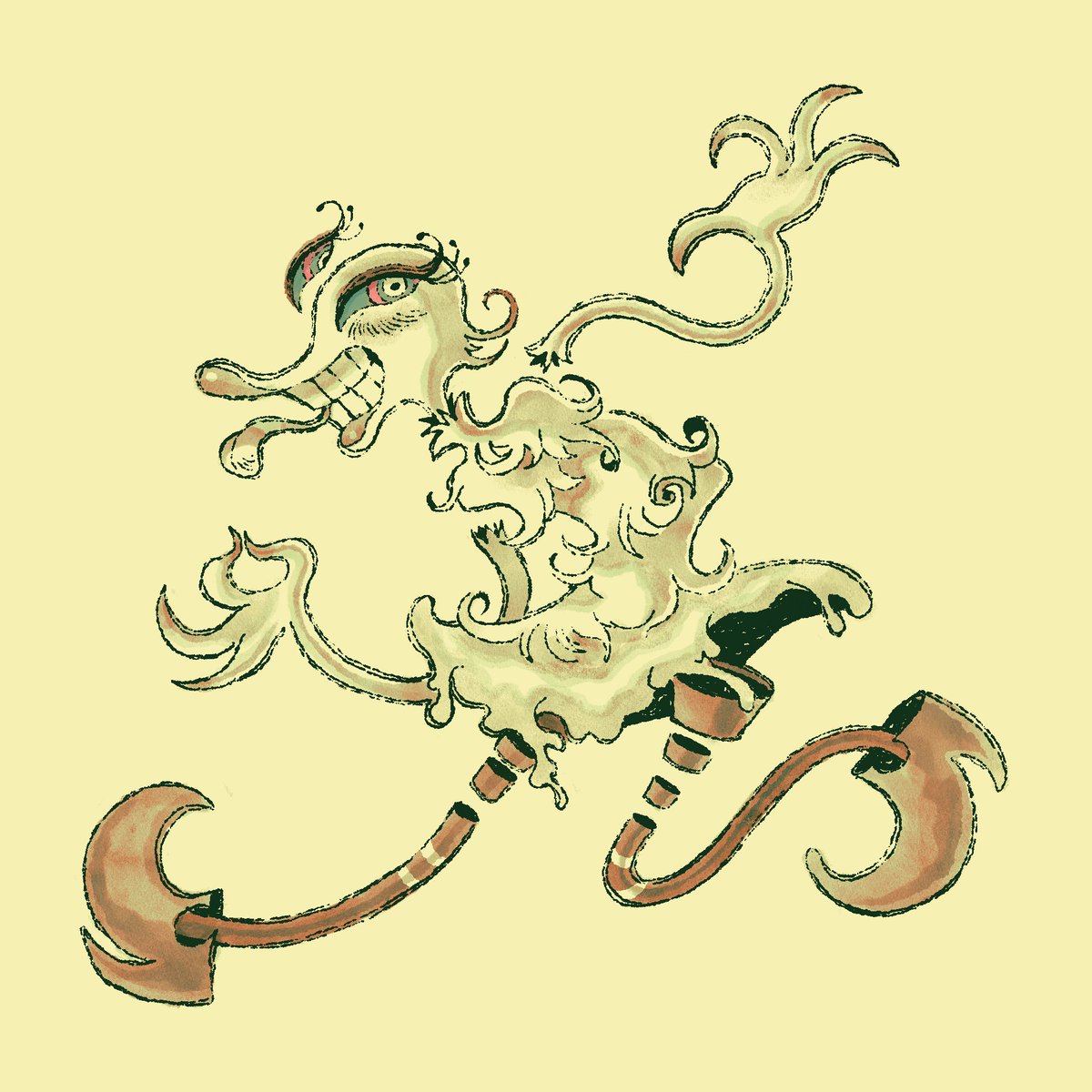Getting back in the swing of drawing
Mi creatura...