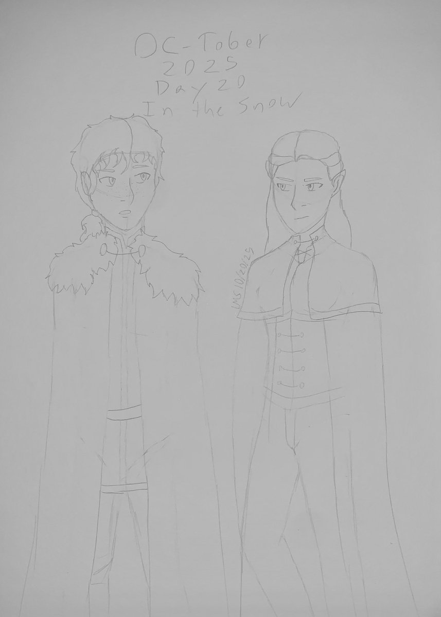 OC-Tober 2025 Day 20: In the snow
They’re walking through snow, I promise!
#oc_tober2025 #stormythoc_tober2025