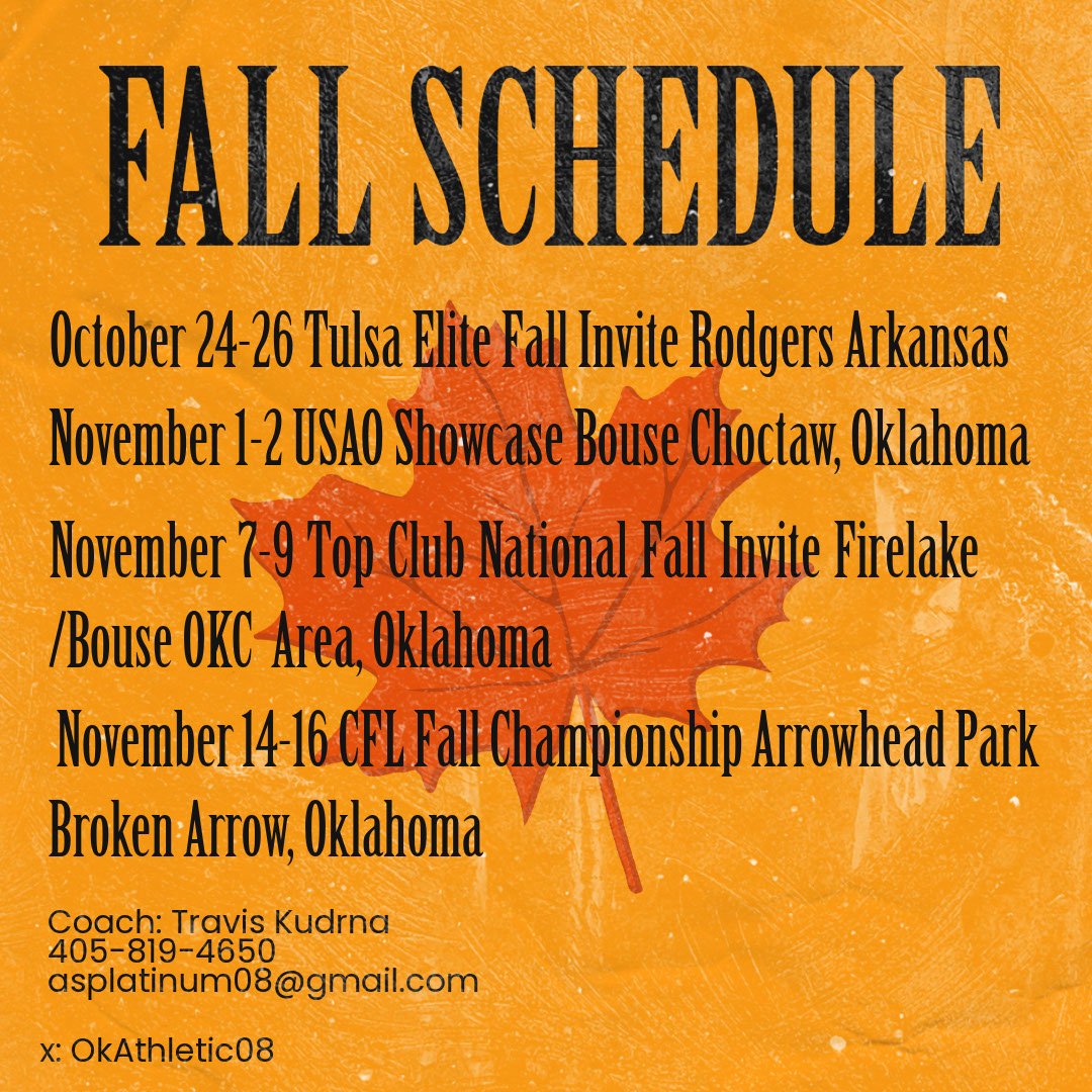 It's time for fall ball!!