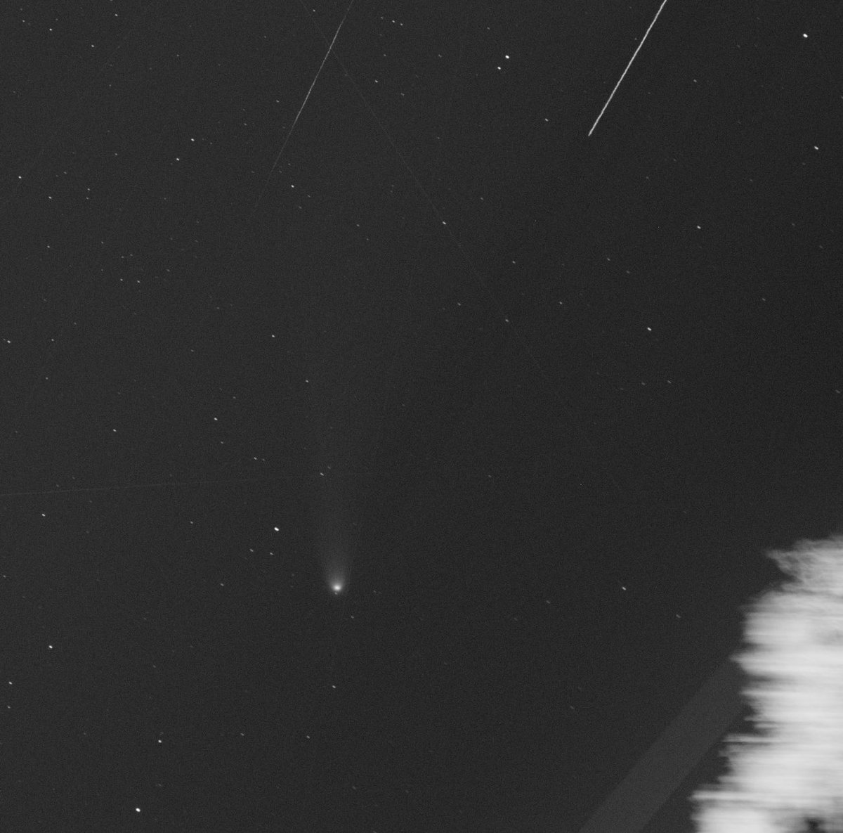 I’m currently tracking and photographing an object moving 135,000 mph in interplanetary space being photobombed by dozens of objects in low Earth orbit… I love my job so much.