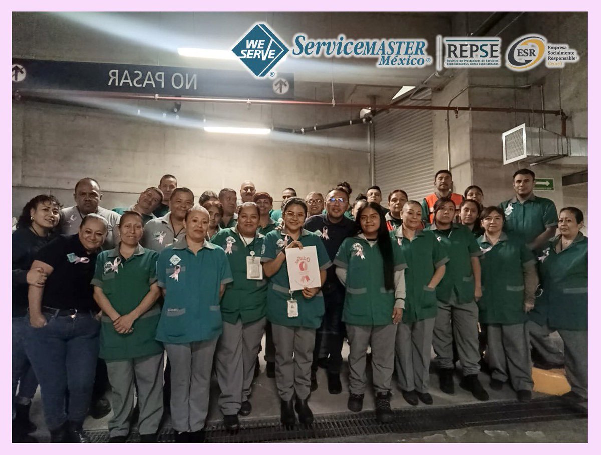 ServiceMasterM7's tweet image. 🎀 #19deoctubre | Día Mundial del Cáncer de Mama 💗

ServiceMASTER México tiene un compromiso con la salud de todas las mujeres. 💪🌸
Porque cuidarte también es un acto de amor: hacia ti, hacia tu familia y hacia la vida.

#DiaMundialContraElCancerDeMama #ESR #cancerDeMama