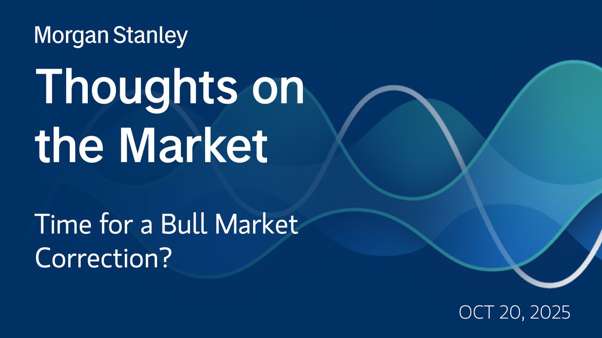 MorganStanley's tweet photo. As the S&amp;P 500 continues to rally, our CIO and Chief U.S. Equity Strategist Mike Wilson discusses three factors that could lead to a stock market correction in the near term. https://t.co/8xlgJ3Wujo https://t.co/nrirj3CMZB
