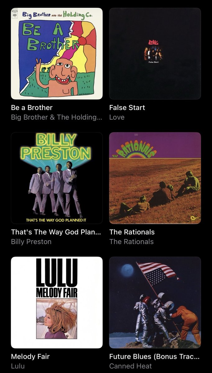 Currently making my way through every album <a href="/RollingStone/">Rolling Stone</a> reviewed in 1971. Here’s the latest six standouts…