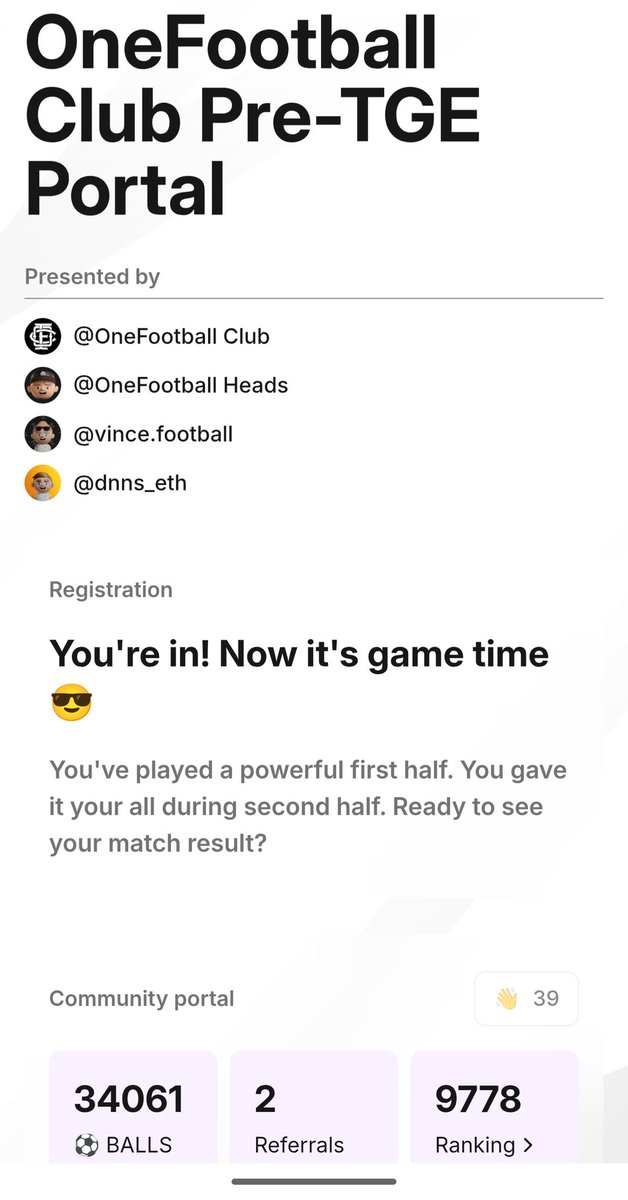 CaskeyCorey's tweet photo. Who’s in what place, and how many points does everyone have? 👋

I’m really curious whether I’m actually making progress or if everyone has already overtaken me.

@ofc_the_club #ofc https://t.co/KsSrfmsOAx