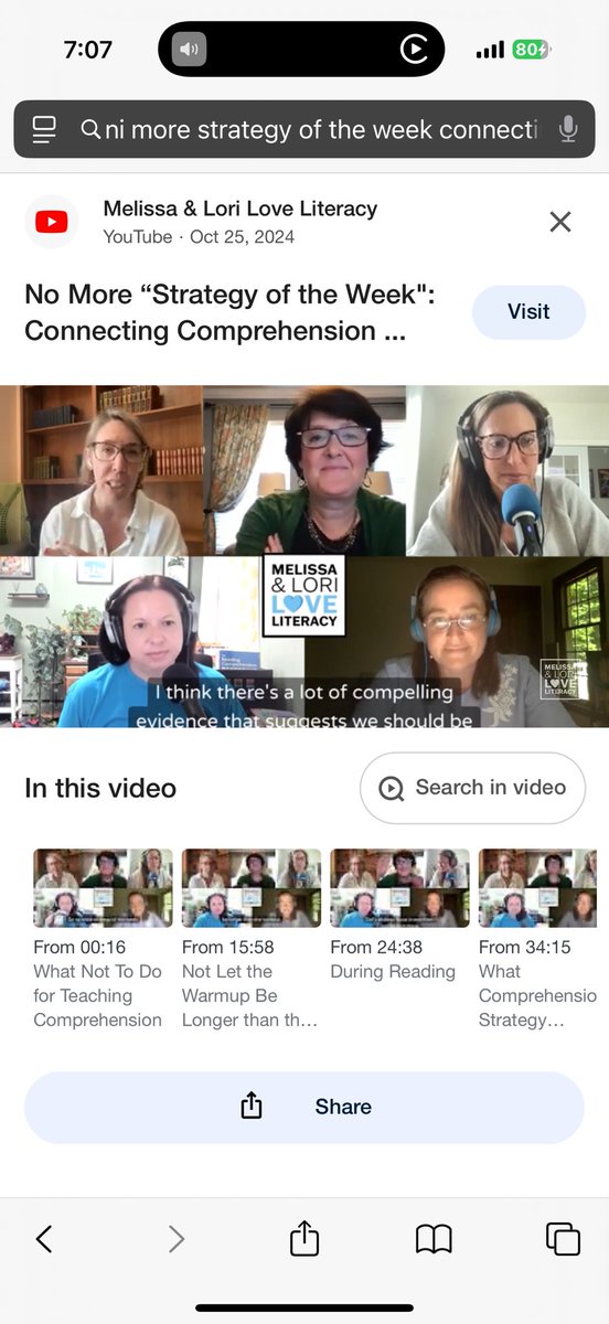 Pretty great podcast on teaching comprehension with a text fest focus as opposed to strategies in isolation.