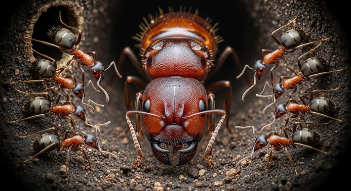 drive.google.com/file/d/12LYOYl…
Reina de hormigas
Descubren cómo una reina de hormigas crea dos especies dentro de una misma colonia.
