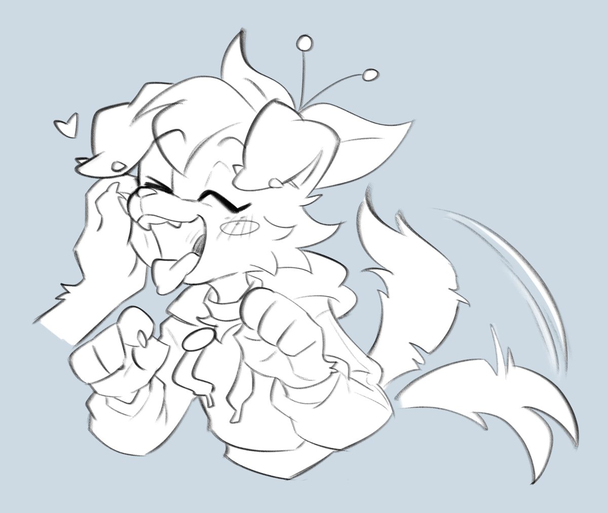 A sketch for True, thanks for supporting us! <a href="/PikaTrue_/">True</a>