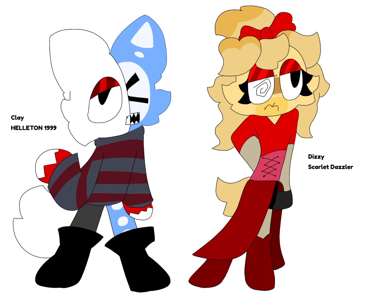 Costumes for Clay and Dizzy
#dandysworld