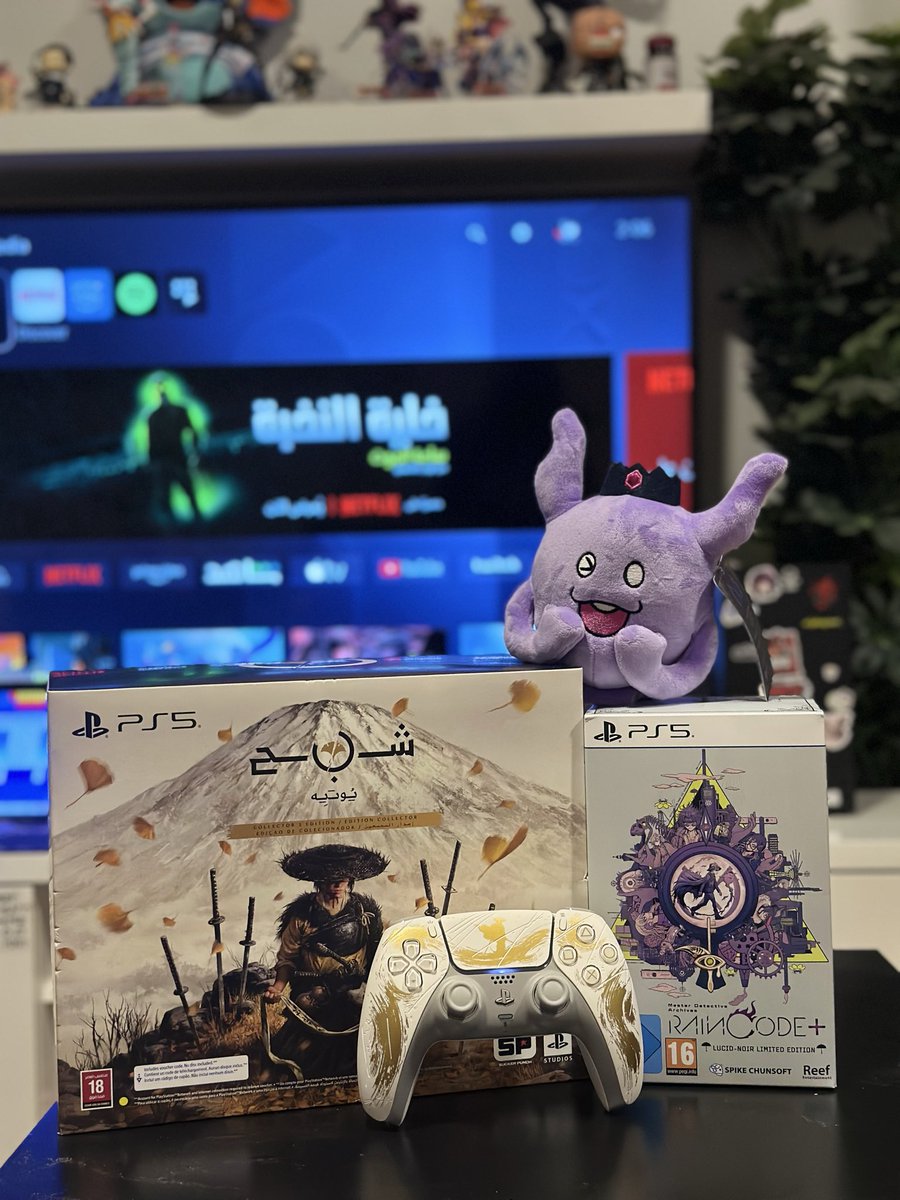 Kh_xlidstark's tweet image. توني راجع من الدوام والمفرحات وصلت 😎
#PS5 #GhostOfTsushima #RainCode