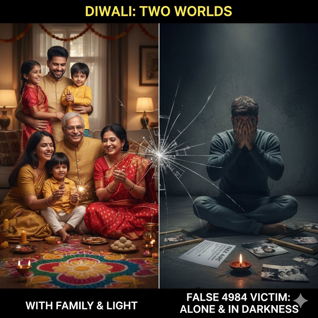 Abd_SIFF's tweet image. False 498A Diwali 🪔🪔🪔🪔 

#Diwali #Diwali2023 #Family #Celebration #Joy #FestivalOfLights #IndianFestival
#FalseAccusation #MiscarriageOfJustice #MensRights #MensMentalHealth #LegalReform #JusticeForMen #498A #IndianLaw #FamilyLaw #LegalAwareness