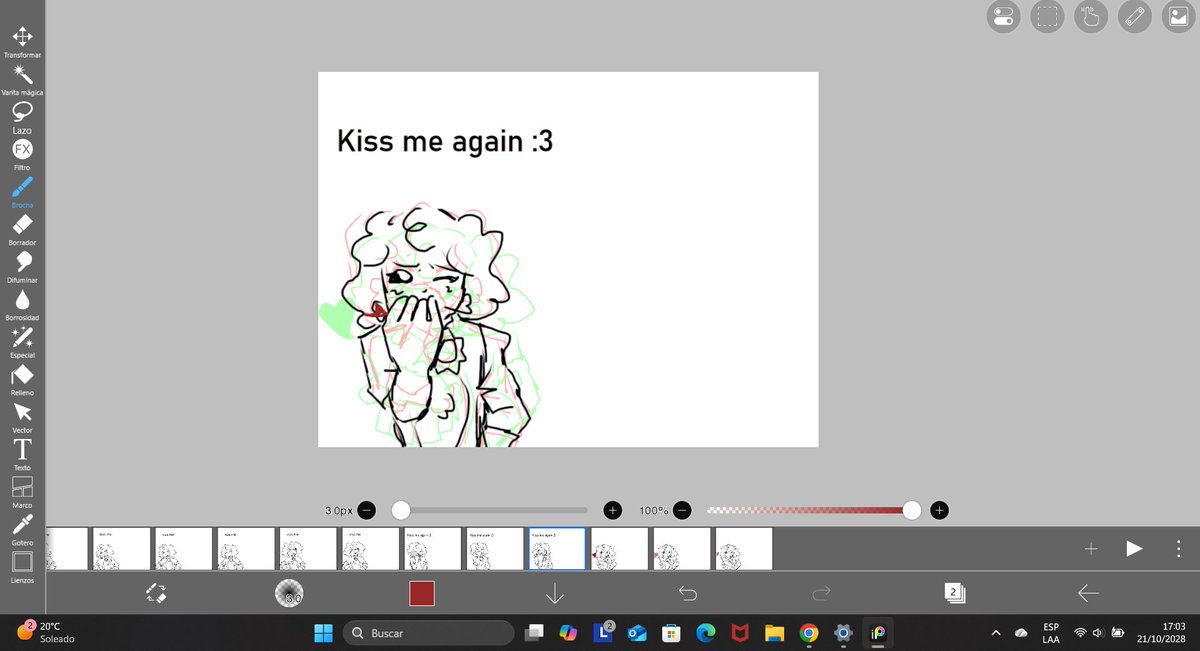 ando haciendo una animación
