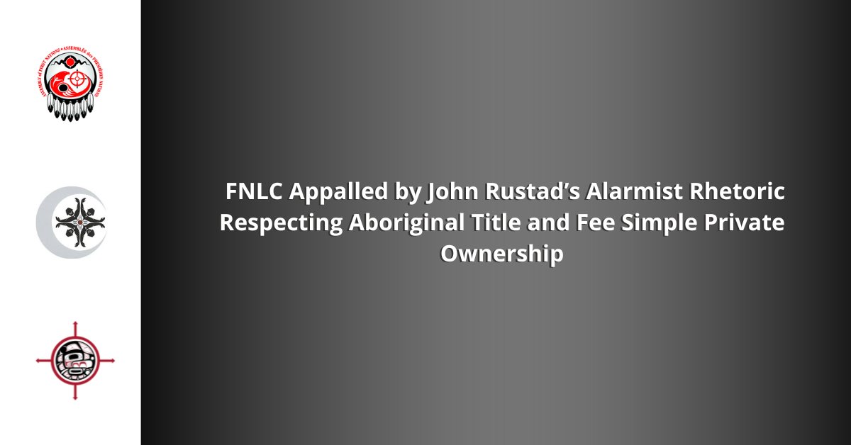 “To be clear, it is Rustad’s selective discriminatory rhetoric that is a threat to British Columbia’s legal, social, and economic stability." Grand Chief Stewart Phillip ubcic.bc.ca/fnlc_appalled_… #bcpoli