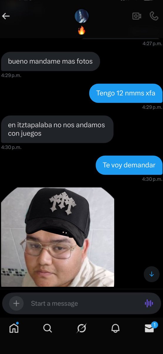 canotj_'s tweet photo. buenas tardes fes hoy quiero demandar a @c4lientey le pidio fotos a mi amigo @PlumasFes sin su concentimiento y lo amenaza al final adjunto capturas favor de difiundir 🙏🙏 https://t.co/Vx3OazYYYA