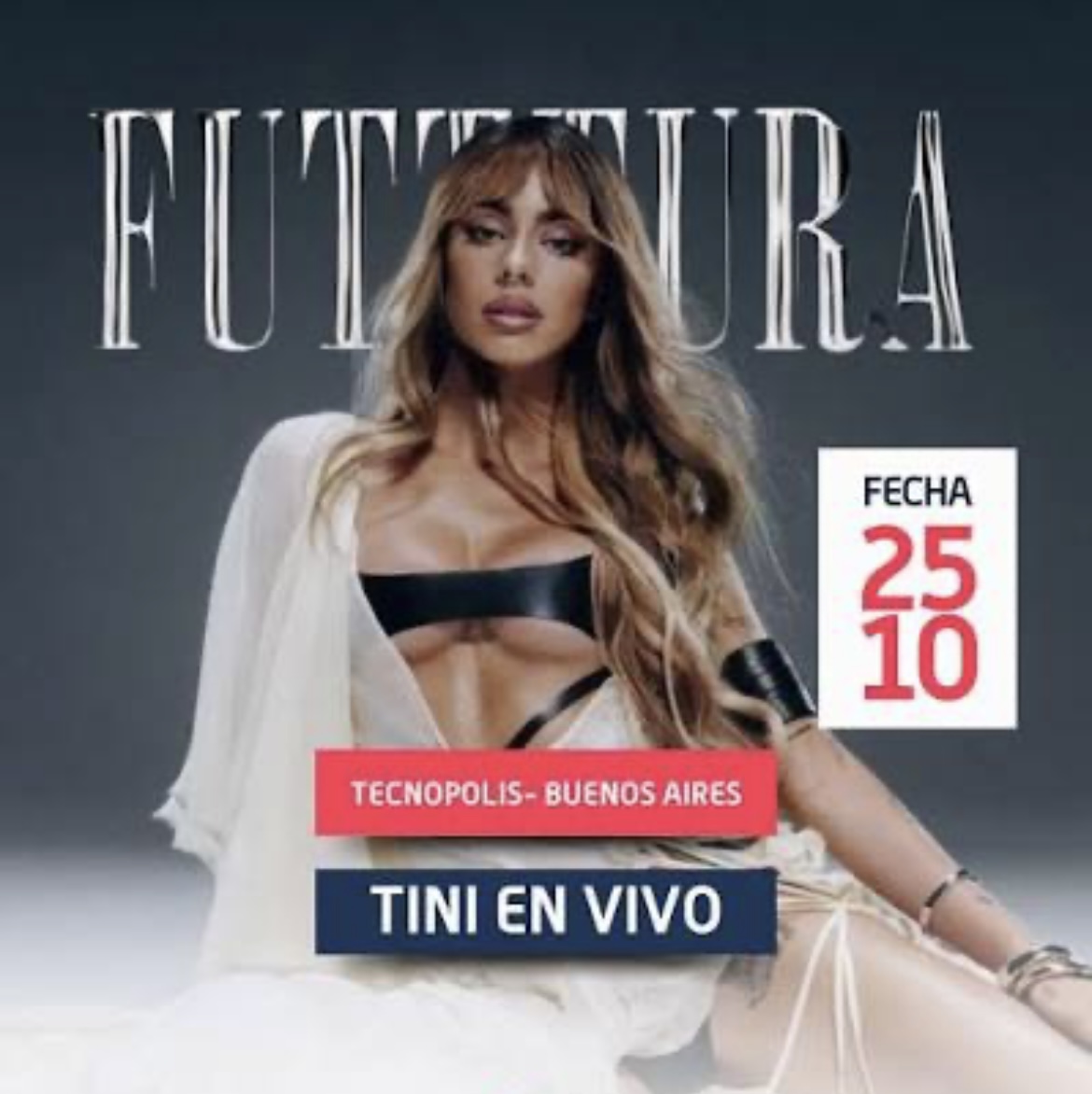 soyachuu's tweet photo. vendo entrada para #FUTTTURA #tini para el 25/10 sector campo. Al mismo precio que la compré, pero se puede hablar https://t.co/MAhDZzwZdt