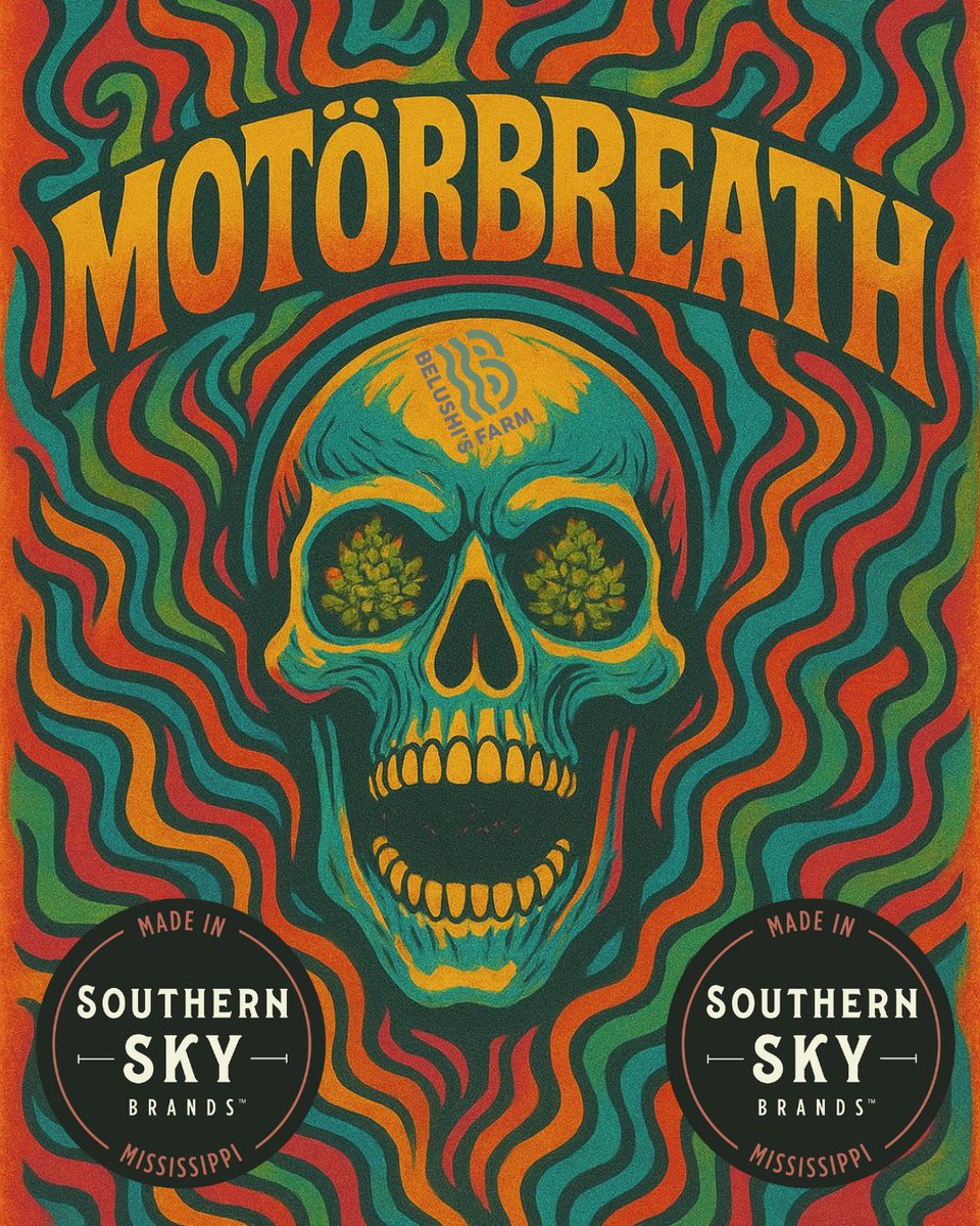 From Southern Sky Brands &amp; Belushi's Farm- Motorbreath, This strains aroma is heavy with a diesel overtone that quickly turns earthy with a hint ofl lemon. Motorbreath is often chosen to treat conditions such as nausea or appetite loss, insomnia, depression, and chronic pain.
