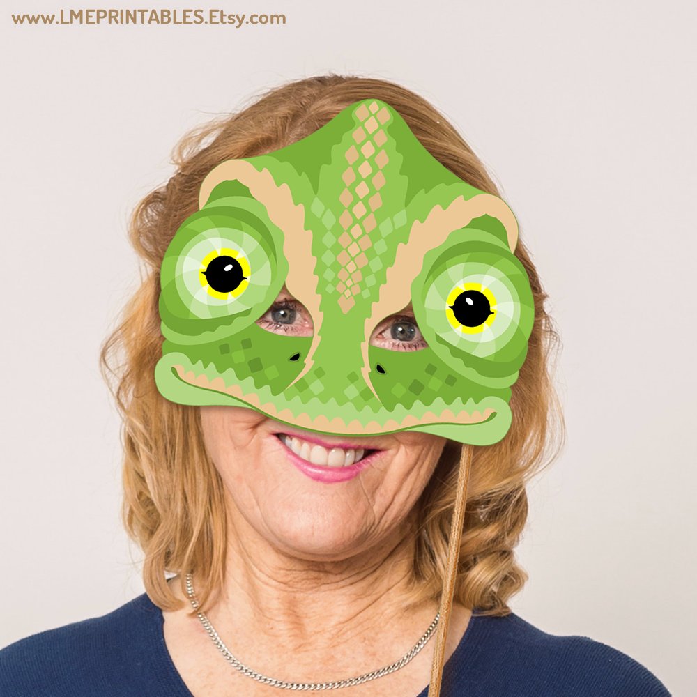 lmeprintables's tweet photo. Chameleon Printable Mask Halloween Costume Reptile Lizard PDF Paper Mask DIY Animal Gecko Iguana Birthday Party Game DressUp Kid Adult Snake https://t.co/nl7UL82yNg via @Etsy #chameleonmask #printablechameleonmask #animalmasks #partymask #chameleoncostume #lastminutecostume #mask https://t.co/eCP57PyI3N