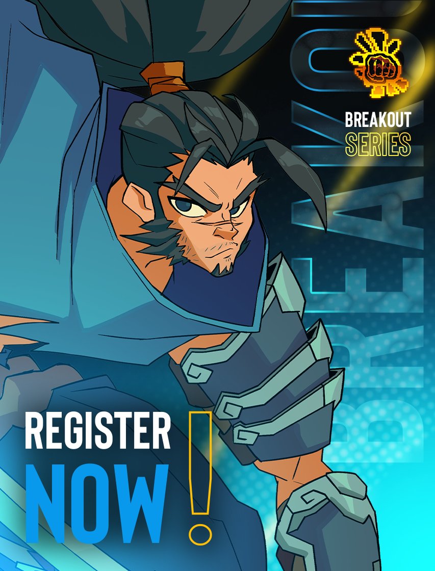 "This blade never gets any lighter." 

Yasuo continues to dominate!

💫Registration for Breakout Series: 2XKO Week 7 is open!

👥 Mixed Event

NO ENTRY FEE

Enter the Arena ~
🗓️ Date: Tuesdays at 8pm EST
🖋️ Sign Up: start.gg/Breakout2XKO

🎨 Warwick Art by our illustrious