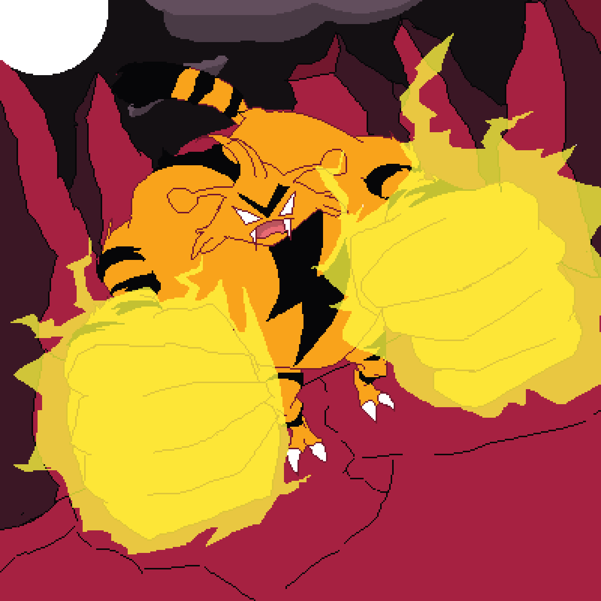 sketh elektabuzz #pokemon #pixelartist