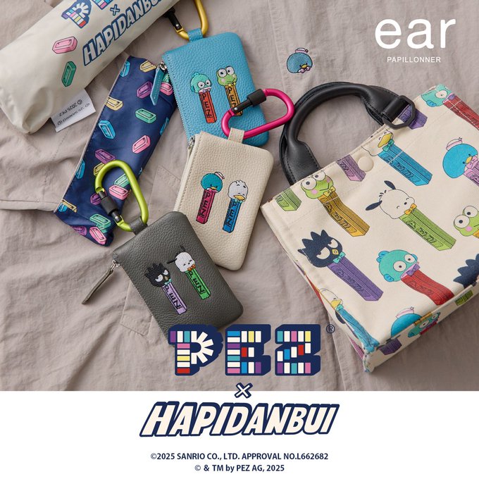 ⚠️コラボ商品【予告】📣🆕／ はぴだんぶい×PEZ×earのスペシャル