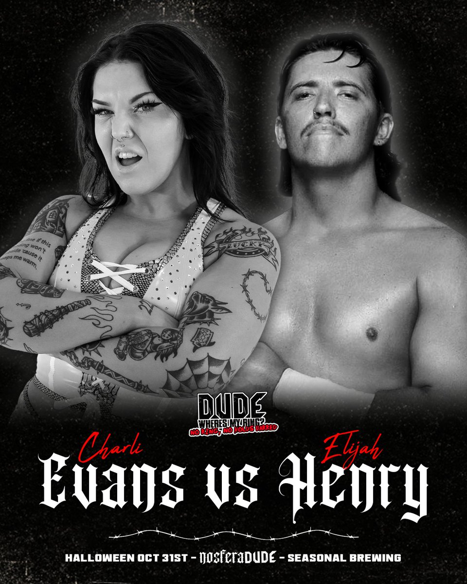 🕸️ 𝗖𝗛𝗘𝗩𝗦 𝗜𝗦 𝗕𝗔𝗖𝗞 🕸️

The 'Ace' of Dude made an enemy of the wrong motherfucker and now shes stepping back in the pit! 

This one has 'Match of the Year' written all over it!

⬇️ 𝗚𝗥𝗔𝗕 𝗧𝗜𝗖𝗞𝗘𝗧𝗦 𝗛𝗘𝗥𝗘 ⬇️
dwmr-halloween.eventbrite.com

<a href="/charlievanspro/">ＣＨＥＶＳ • チャーリー・エバンス</a>