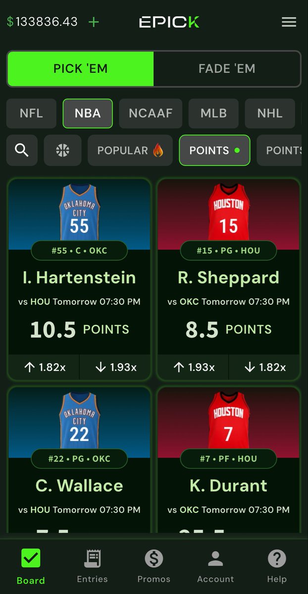 NBA is finally here on <a href="/EPICKFantasy/">EPICK</a>!

I won't be able to sleep tonight.