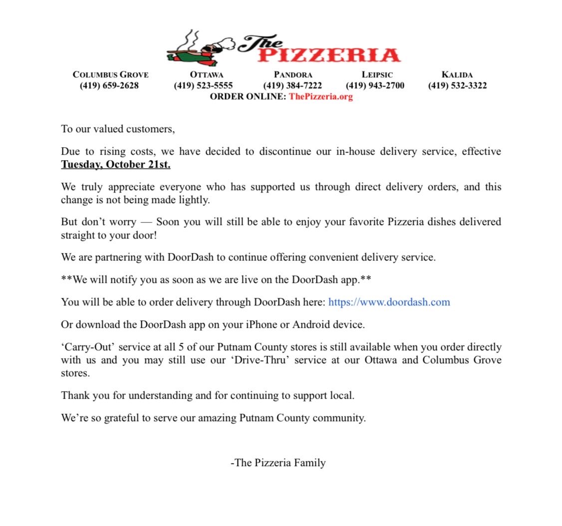 The Pizzeria (@thepizzeria1972) on Twitter photo 