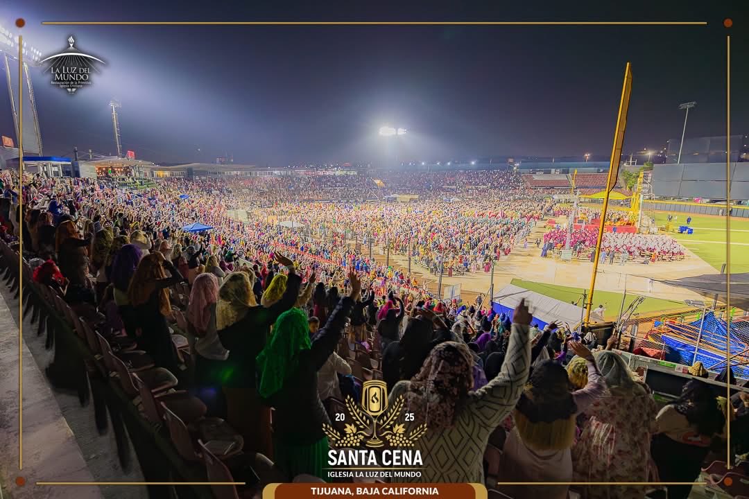 iglesialldm's tweet photo. Multitudinaria celebración de la Santa Cena 2025 en Tijuana, Baja California https://t.co/Z2X2TrxmU9