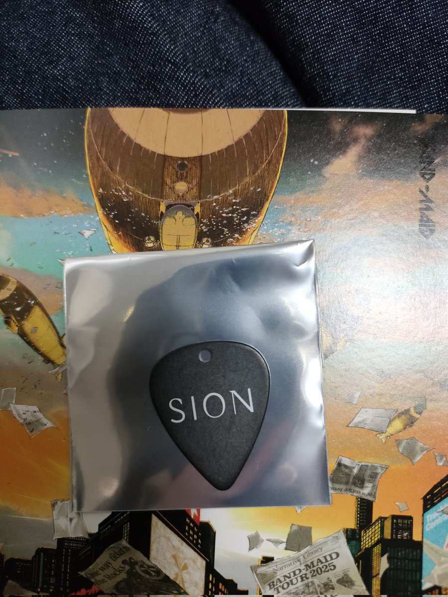 封入ピックはコレ✨
#BANDMAID