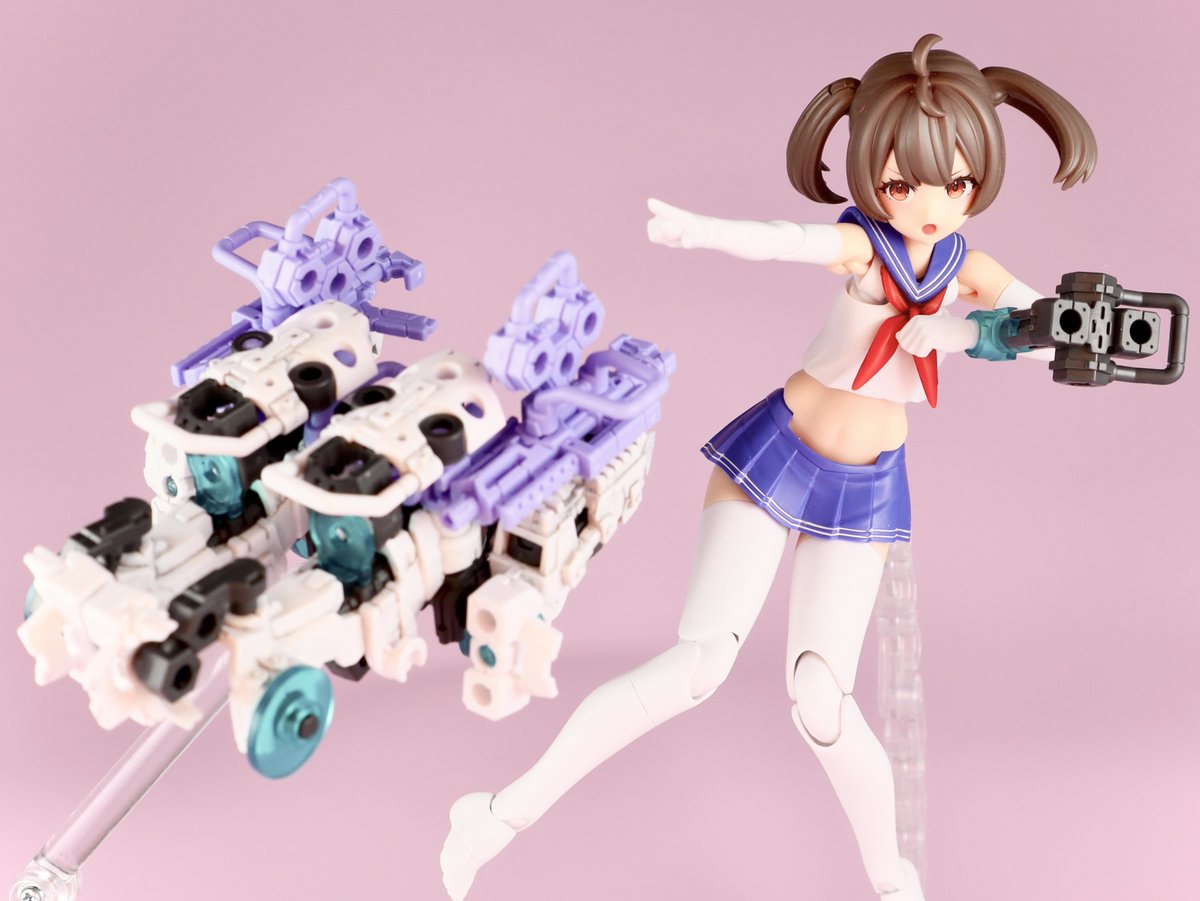 valva3k's tweet photo. #かっこいいポーズバトル
#メガミデバイス

今日の放課後、ブキヤショップで
メガミギアバトルしようぜー！！ https://t.co/dOdKLbqD0Y