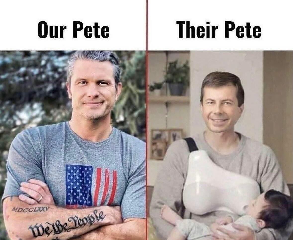 I prefer our Pete.