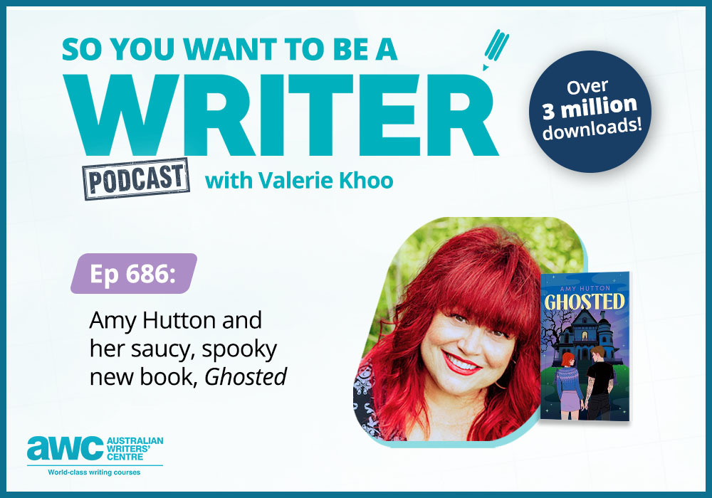 WritersCentreAU's tweet image. Writing Podcast Episode 686: Amy Hutton and her saucy, spooky new book, ‘Ghosted’

Listen to this episode of the ‘So You Want To Be A Writer’ podcast: writerscentre.com.au/blog/ep-686/