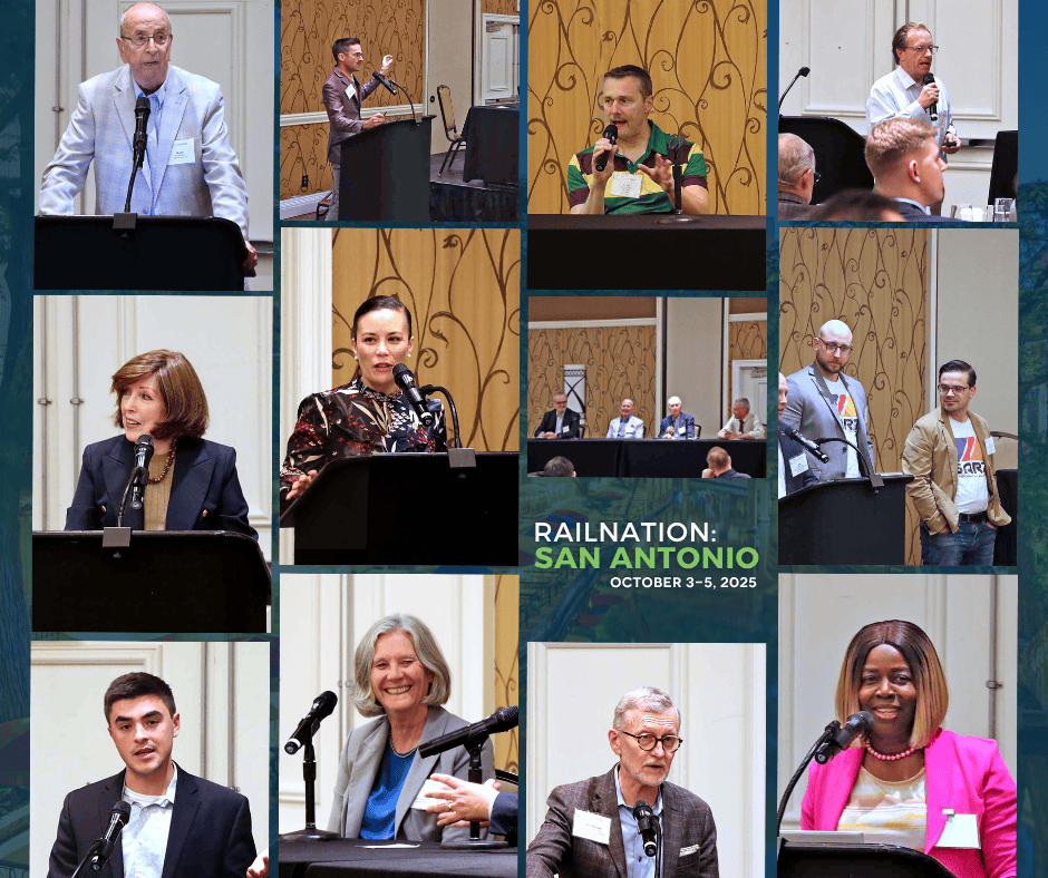 RailPassengers's tweet photo. A big thank you to all our speakers at #RailNation San Antonio.
We are working on the videos of each presentation and will have them available soon. https://t.co/Lb83Yzt9Jn