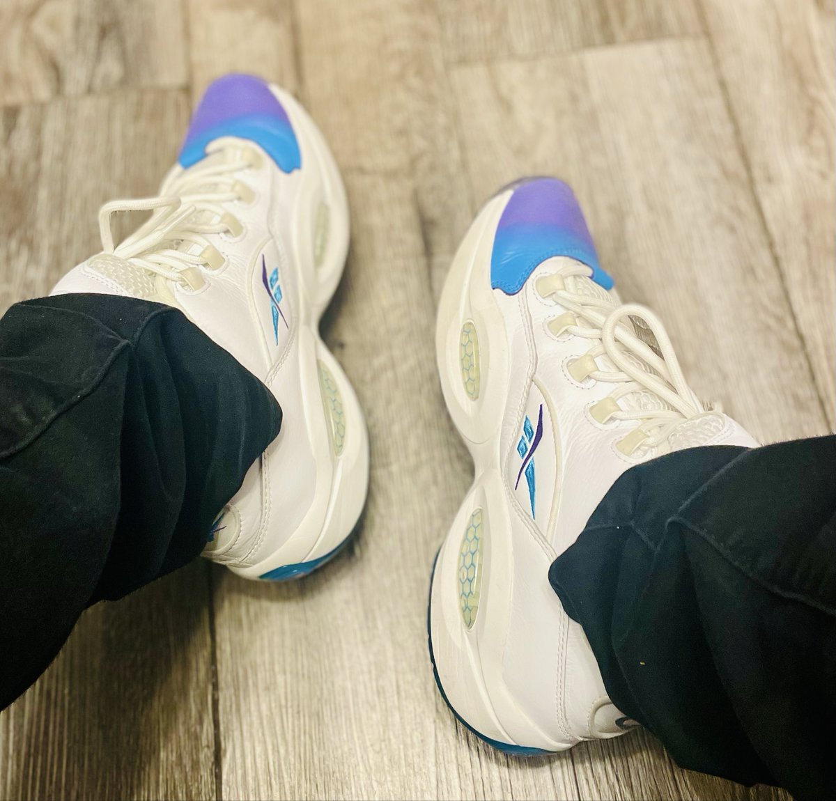 tito_kotd's tweet photo. 💐for #JBSV
#GoodThingsTakeTime
#kotd Reebok Question Low ‘Glitch’ https://t.co/dSNhtKd1Aw