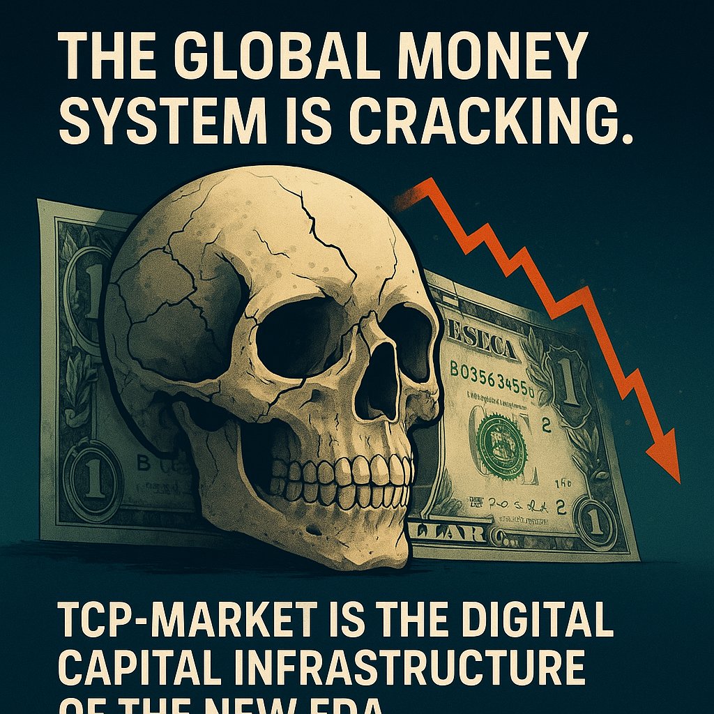 TcpArea's tweet image. ⚠️ The global money system is cracking.
Rates are falling, debts exploding, currencies losing trust.

By 2026 everything changes.
While some print money — others build the future.

TCP-MARKET is the digital capital infrastructure of the new era.

#TCPMARKET #finance #2026年