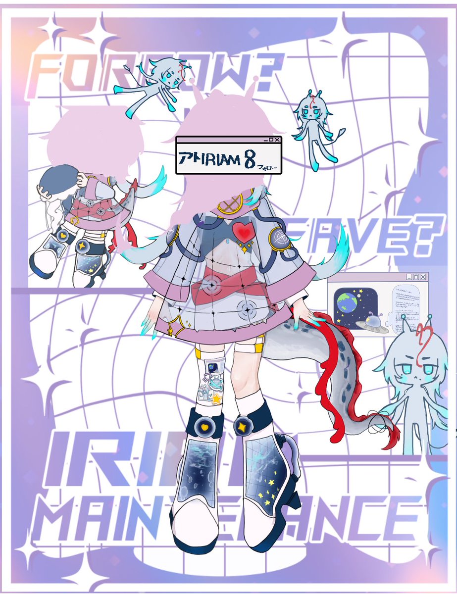 niwanomito22's tweet image. 📢≪ きみの夢、ちょっとだけ覗いてもいい
宇宙のノイズを拾って、夢をひとつ紡いでる。丹羽乃ミト
📡フレンドリーな気まぐれキメラ宇宙人
🌊お絵描き&ぬいぐるみ作りだいすき
💡ゆるっとおしゃべり、ふしぎな夢時間
🛸#IRIAMメンテ中のフォロー祭り #ミト航海中
🌐 x.gd/qxsPc