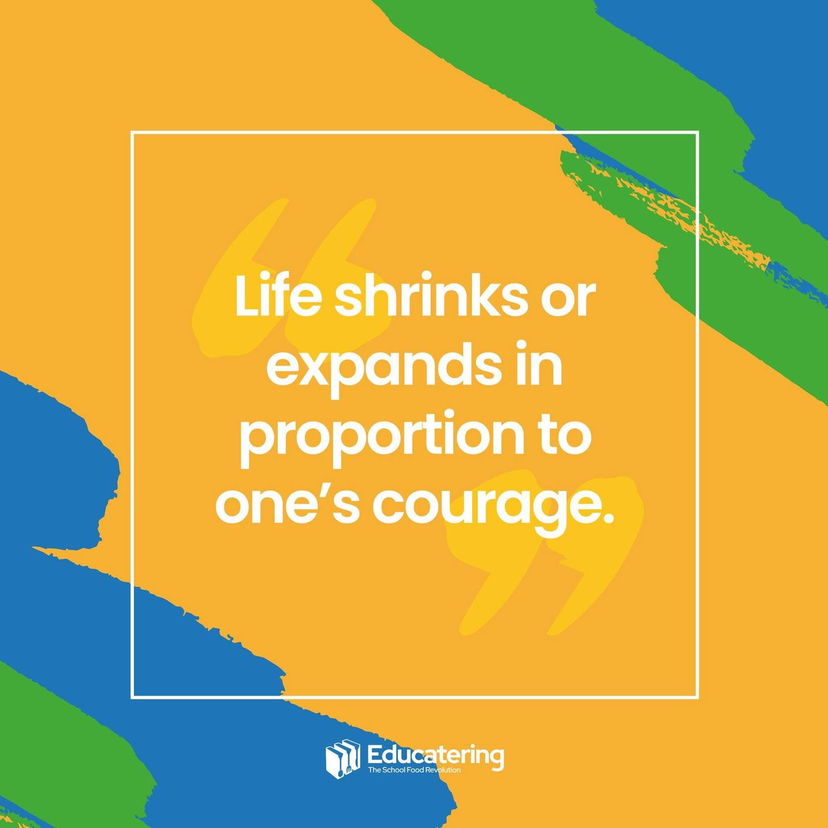 “Your world grows with every brave step you take 🌍💛 #ChooseCourage #GrowthMindset”