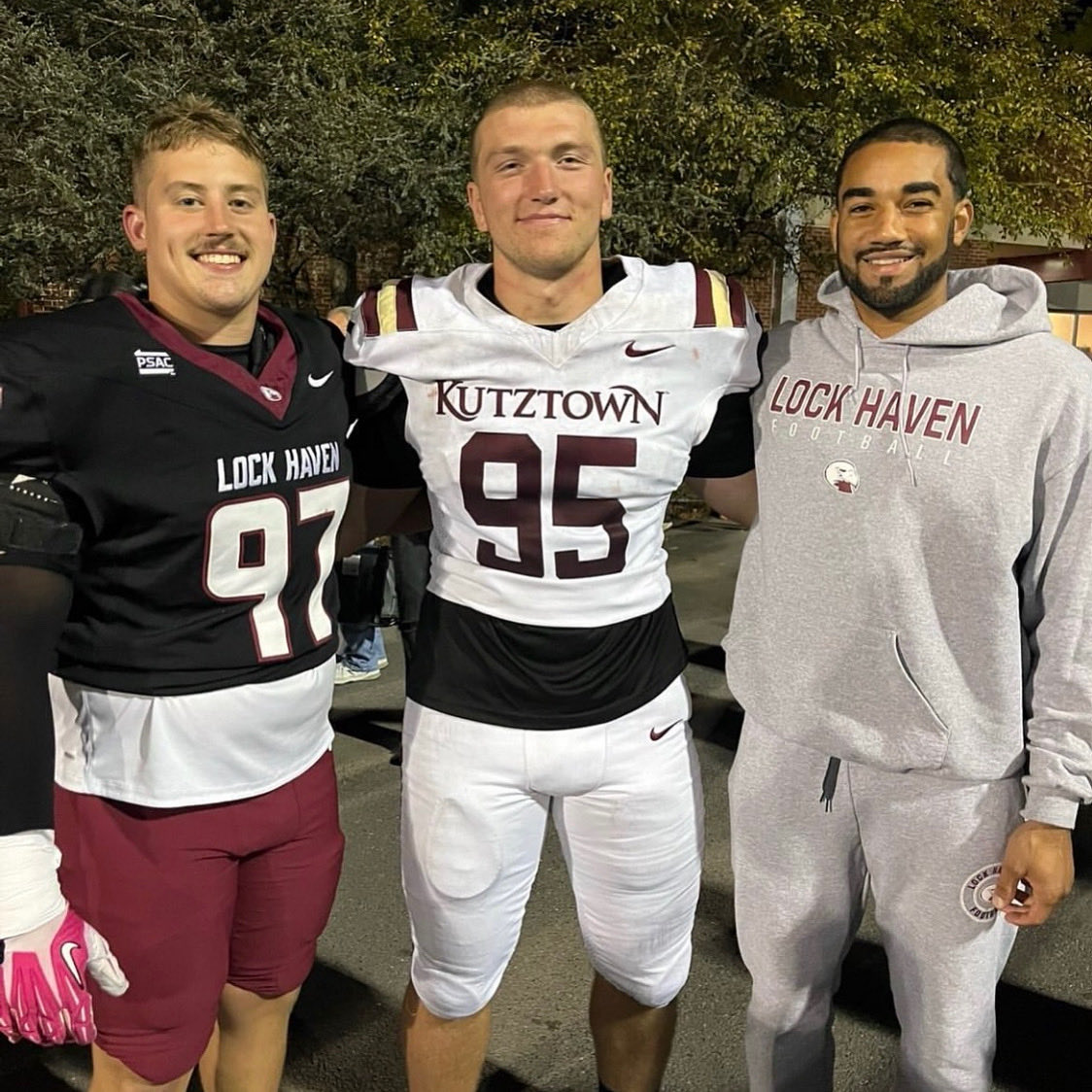 QTOWN FOOTBALL (@qpantherfb) on Twitter photo A few Q-Town football greats getting after it on the college gridiron! #PPF A few Q-Town football greats getting after it on the college gridiron! #PPF