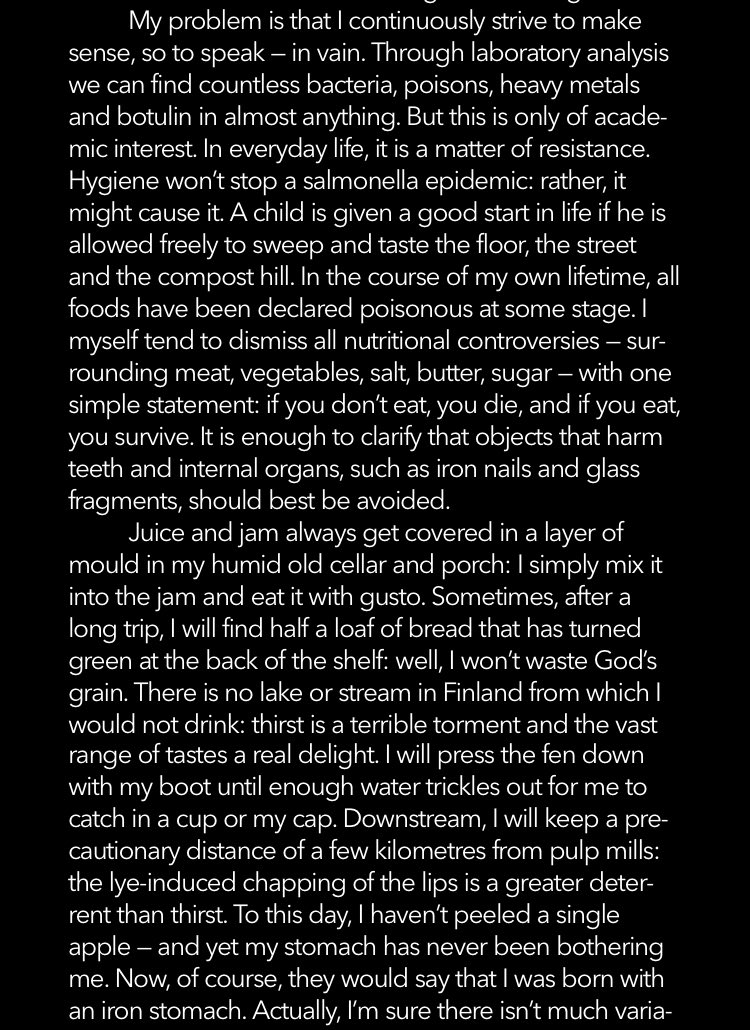 Big dog preceding this with “strive to make sense” and concluding with unpeeled apples as the maximum extent of his debauchery has me rolling