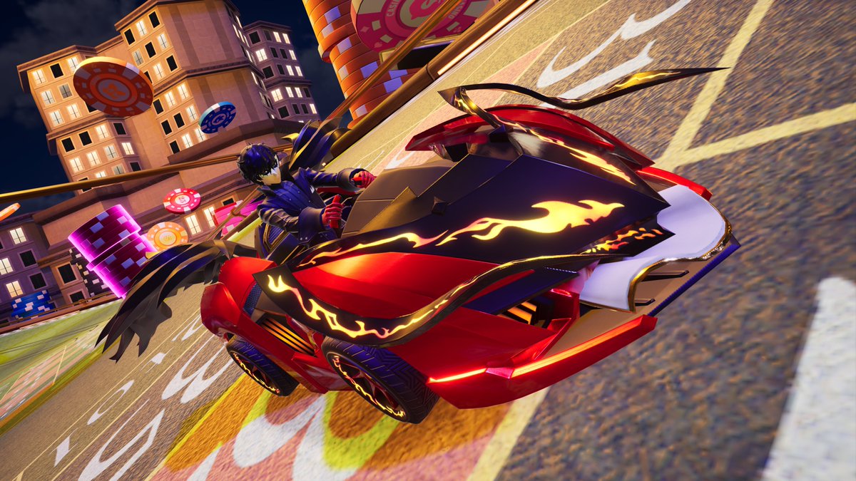 ／
『ソニックレーシング クロスワールド』
無料アップデート第2弾！
我らがジョーカーが10/23（木）から解禁だ！
＼
10/24(金) 9:00 ~ 10/27(月) 8:59 には
P5R ジョーカーフェスタも開催されるぞ✨

※フェスタ期間中はワールドマッチ非開催
#ソニックレーシングCW #P5R