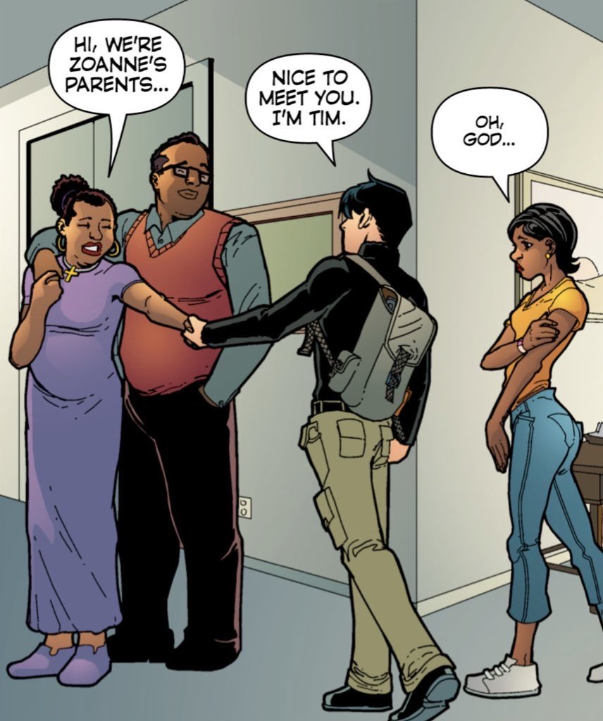 now im thinking about how chuck dixon got rid of tim's black gf as soon as he became lead writer again lmaooo 😮‍💨 my girl didnt stand a chance