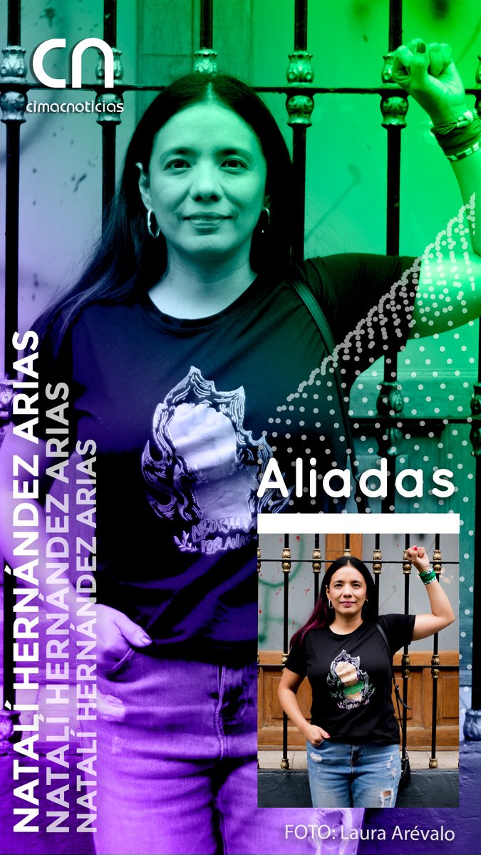 Cimacnoticias's tweet photo. Natalí Natalí Hernández Arias logró anfrontar la desinformación y clandestinidad del aborto en #Puebla. 💜✊
Con su activismo, ha podido construir alianzas clave
Escucha el episodio completo de #Aliadas: https://t.co/yzPQ3TIhYJ
#PeriodismoFeminista #Puebla #DefensoraDDHH https://t.co/c82mSq4rHc