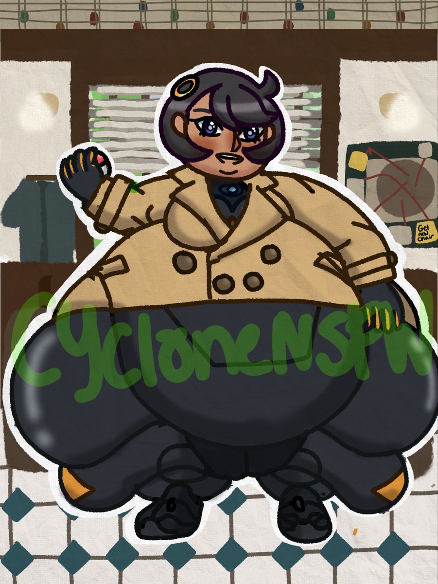 It doesn’t take a detective to figure out what has happened to Em/ma waistline seems her clothes and weight went Meg/a XL! (textless versions and alts included)