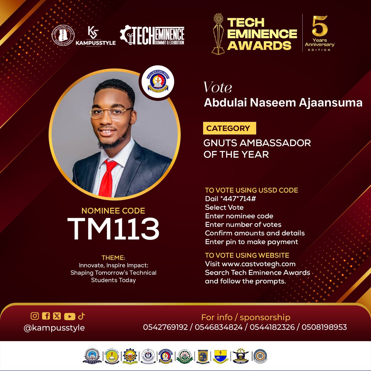 Ghana National Union of Technical Students tweet media