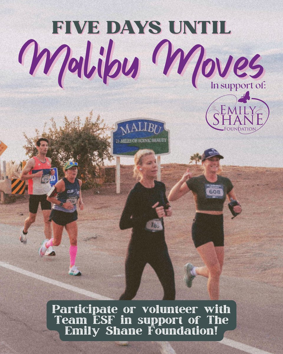 The ESF Malibu Moves Online Silent Auction is now OPEN! 💜 From now until Monday, October 27 at 12pm PST, explore our catalog! ✨ Click the link in our bio to enter.

Don't forget! Malibu Moves is THIS WEEKEND! 🏃‍♂️🏝️💜

#ESF #MalibuMoves #FallFundraiser #LAnonprofit