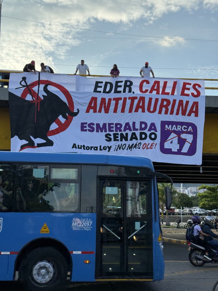¡Cali nunca falla! Este es el grito de una ciudad que no quiere más sangre en su feria. Gracias al combo de <a href="/Atrevete_Col/">Atrévete</a> por dejar este claro mensaje al alcalde Eder y por acompañarnos en la defensa animal.