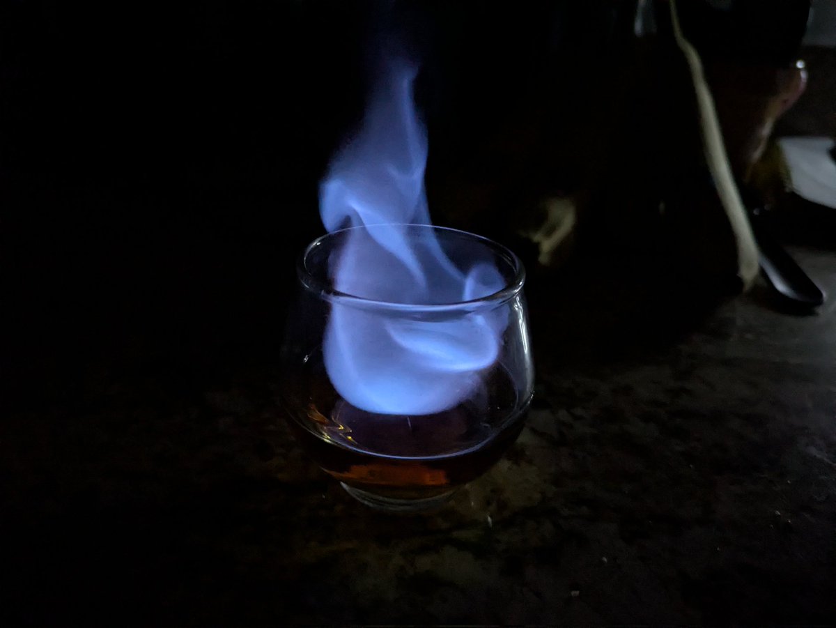 At $40, I'll try it.

Mary Dowling Double Oak Bourbon. 125 proof. Flavor profile is sweet, I like how smooth it is for the ABV. Definitely wouldn't pay $120 for a bottle.

Okay also I did light on fire for fun. It's good after being lit on fire too.