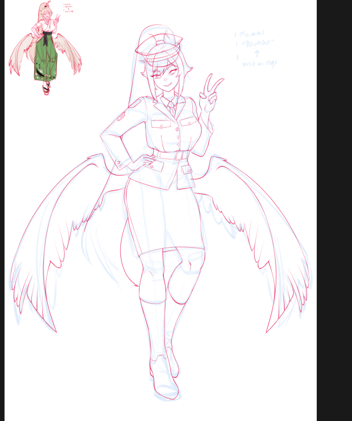 tiaInki's tweet photo. WIP from tonight, a comm for #con_arteest 
We are birding the fuck up tonight, chat.

#inkiart https://t.co/gdLgAJvAIJ