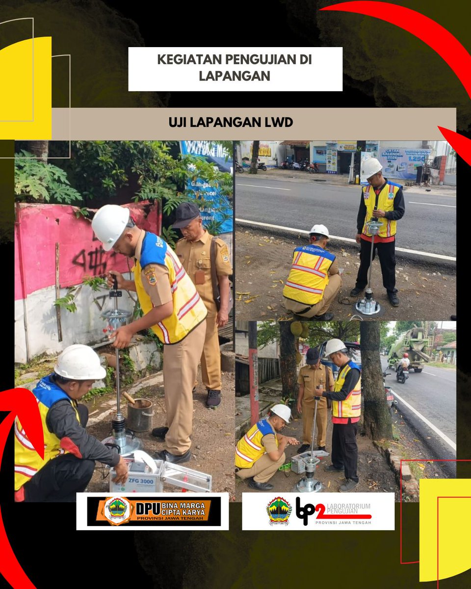 Bp2ProvJtg's tweet image. Pengujian Light Weight Deflectometer (LWD) adalah metode pengujian kekuatan tanah dan material granular secara cepat dan efisien di lokasi konstruksi. 

#NgopeniNglakoni #AhmadLuthfi #Pengujian
@dpubmckjateng
@humasjateng
@provjateng
@DPRDJateng